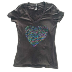 Coldplay Adventure Of A Lifetime Authentic Lyric T-shirt Junior Size Medium